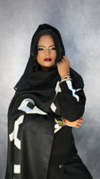 MARAVAL MEGA SCARF - Black Reversible Scarf